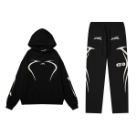 Hellstar Hoodie Tracksuit Black