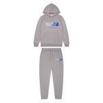 Trapstar Chenille Decoded Hoodie Tracksuit -Grey