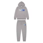 Trapstar Chenille Decoded Hoodie Tracksuit -Grey