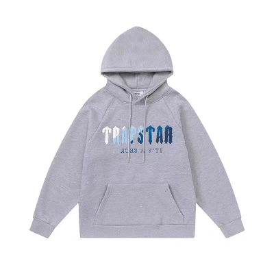 Trapstar Chenille Decoded Hoodie Tracksuit -Grey 02