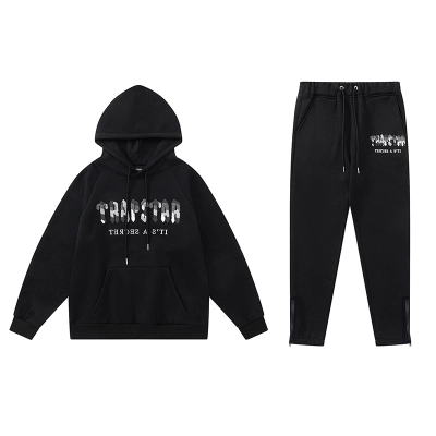 Trapstar Hoodie Tracksuit-2431 Black 01