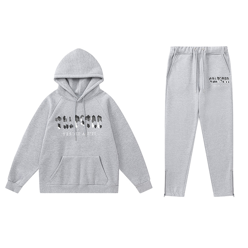 Trapstar Hoodie Tracksuit-2431 Grey