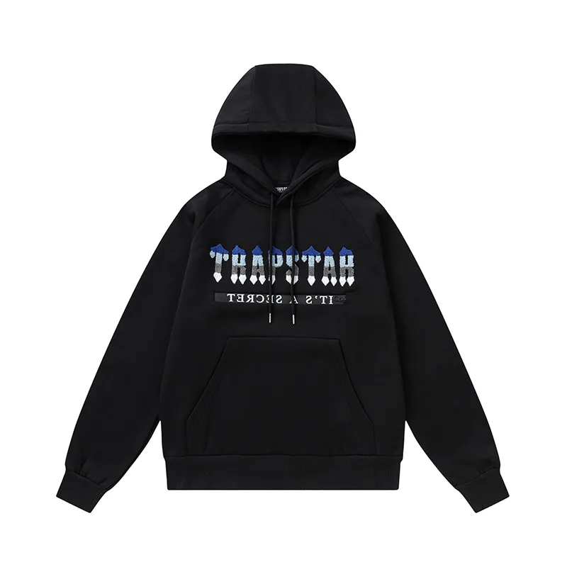 Trapstar Hoodie Tracksuit-8854 Black
