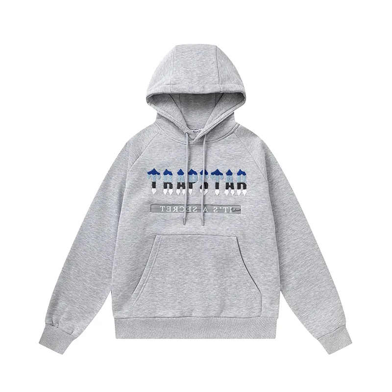 Trapstar Hoodie Tracksuit-8854 Grey
