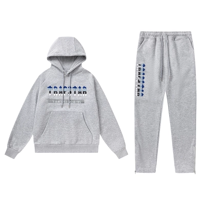 Trapstar Hoodie Tracksuit-8854 Grey 01