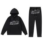 Trapstar Hoodie Tracksuit-8869 Black