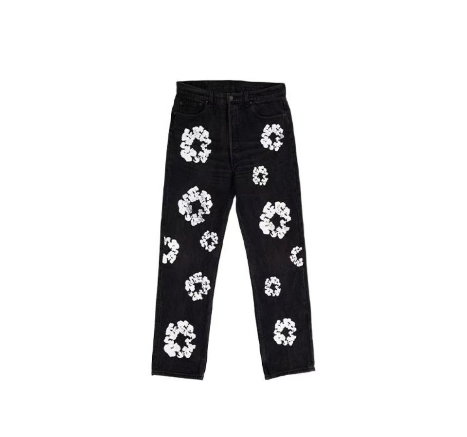 DT The Cotton Wreath Jeans Black