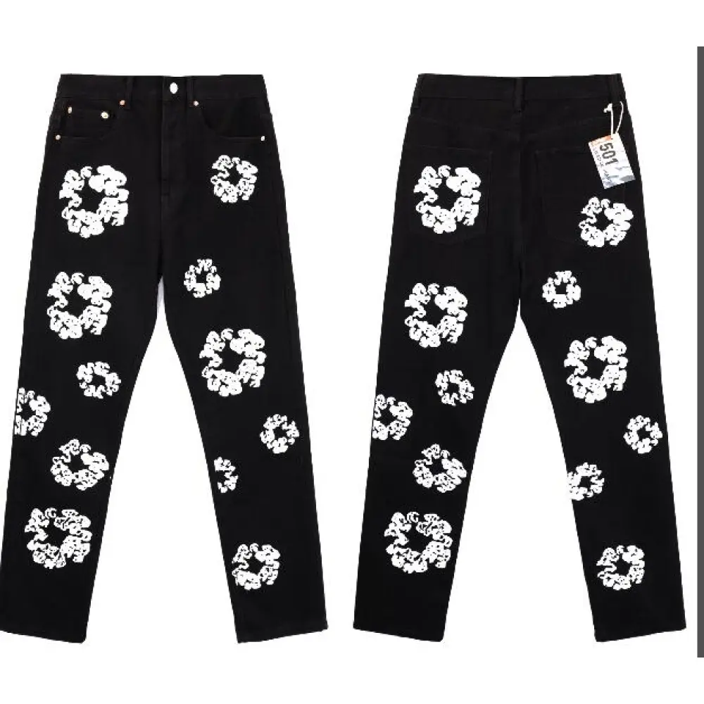 DT The Cotton Wreath Jeans Black