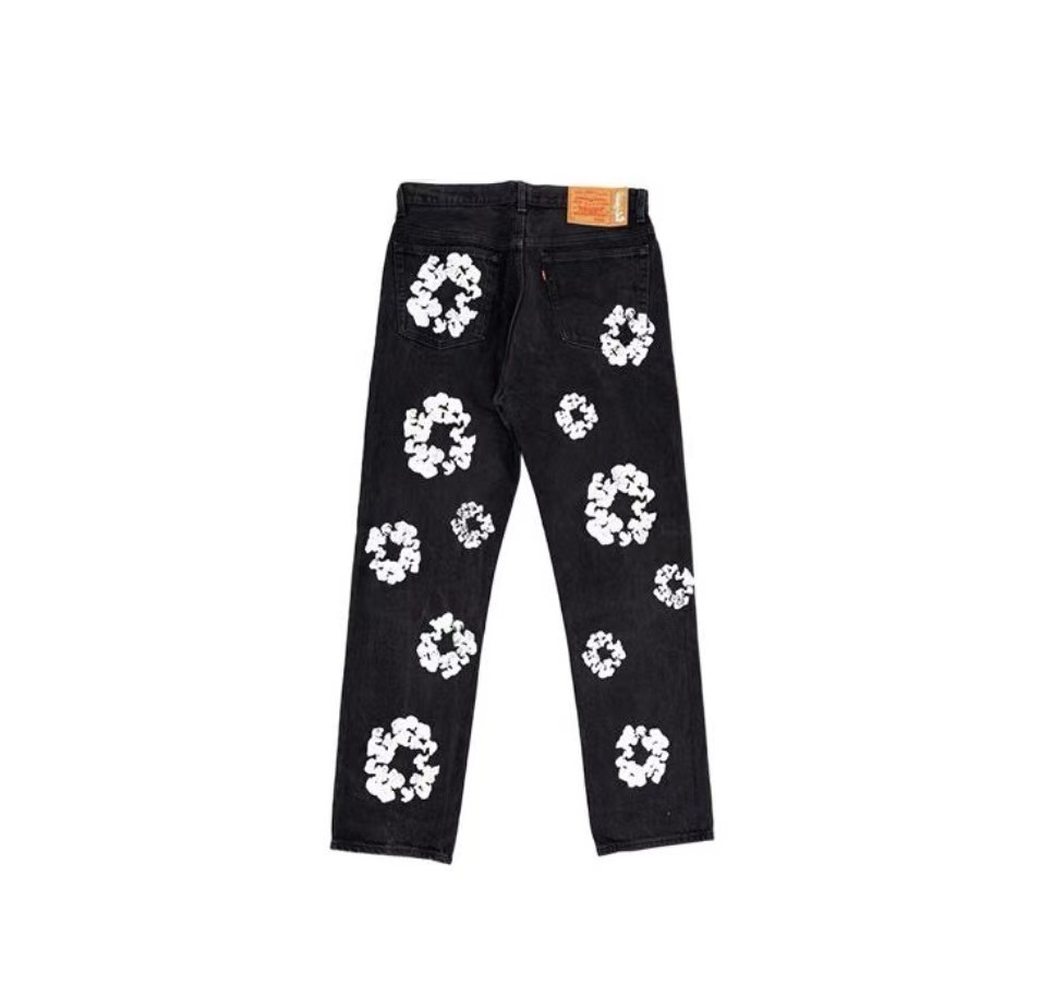 DT The Cotton Wreath Jeans Black