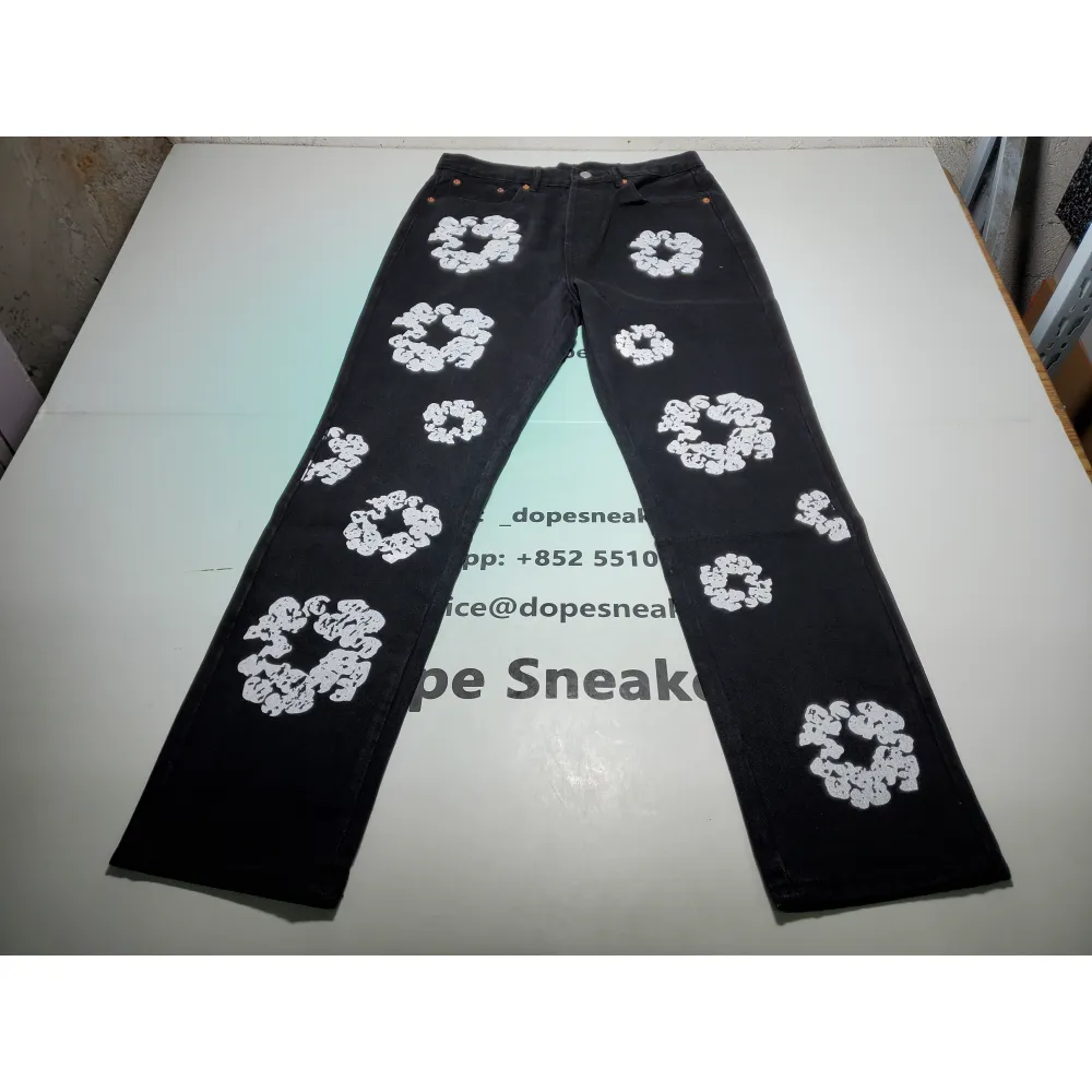 DT The Cotton Wreath Jeans Black