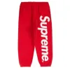 Supreme Satin Applique Sweatpant Red