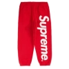 Supreme Satin Applique Sweatpant Red