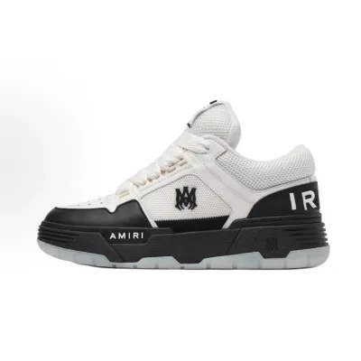 AMIRI MA-1 Sneakers White Black Black AMFOSR1084-001 01