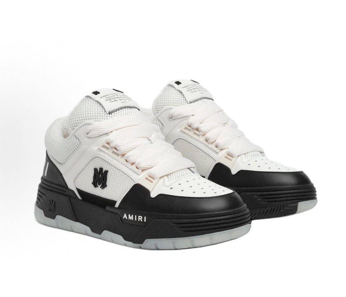 AMIRI MA-1 Sneakers White Black Black AMFOSR1084-001