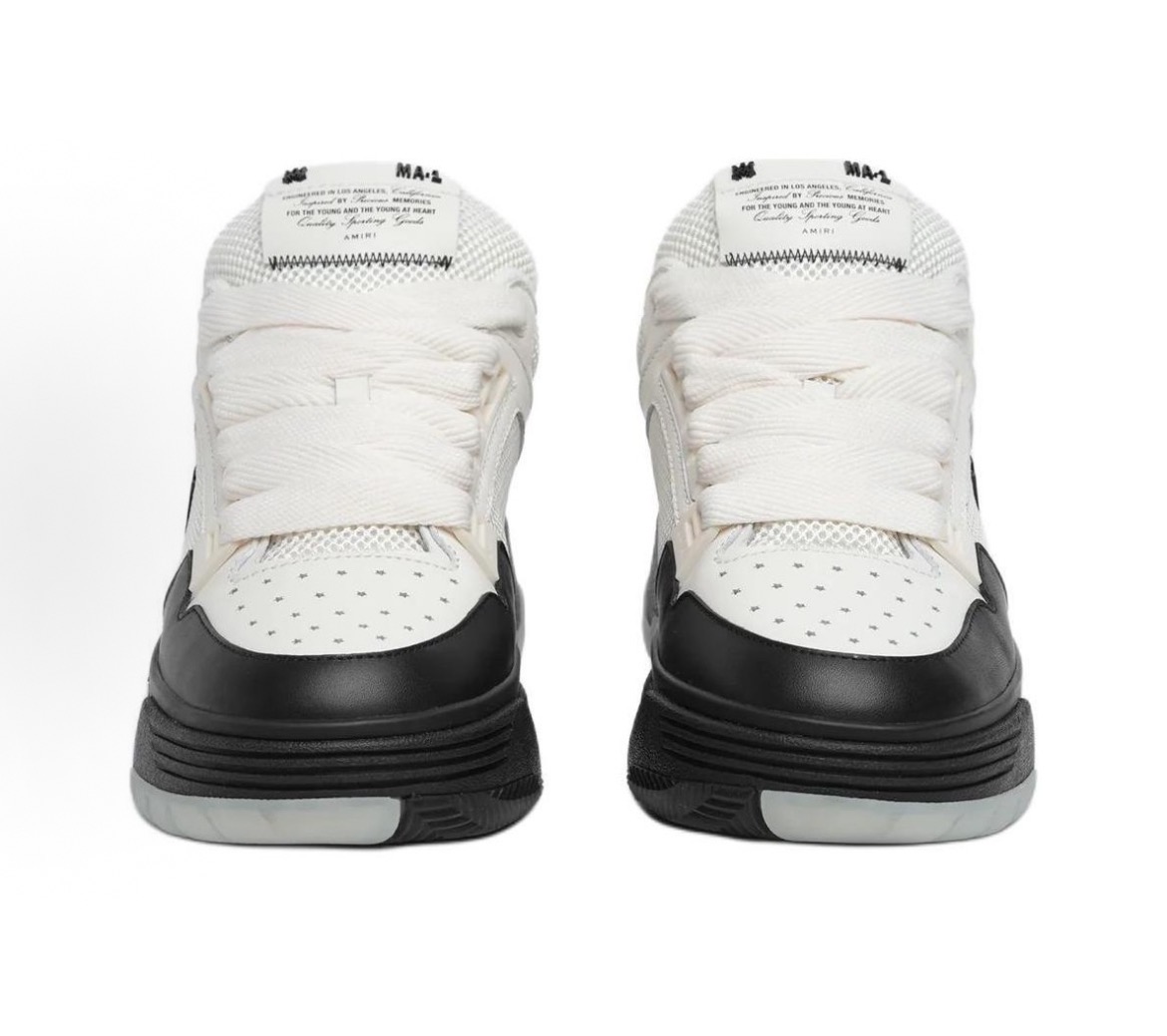 AMIRI MA-1 Sneakers White Black Black AMFOSR1084-001