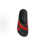 Gucci Web Slide Black Rubber 627820 J8700 8460