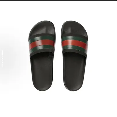 Gucci Web Slide Sandal Black  02
