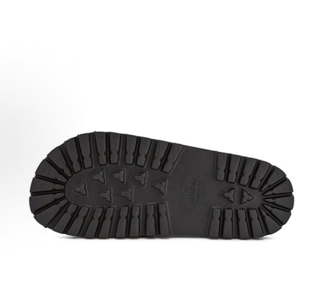 Gucci Web Slide Sandal Black 