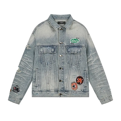 AMIRI Casual Denim Jackets #5023 01