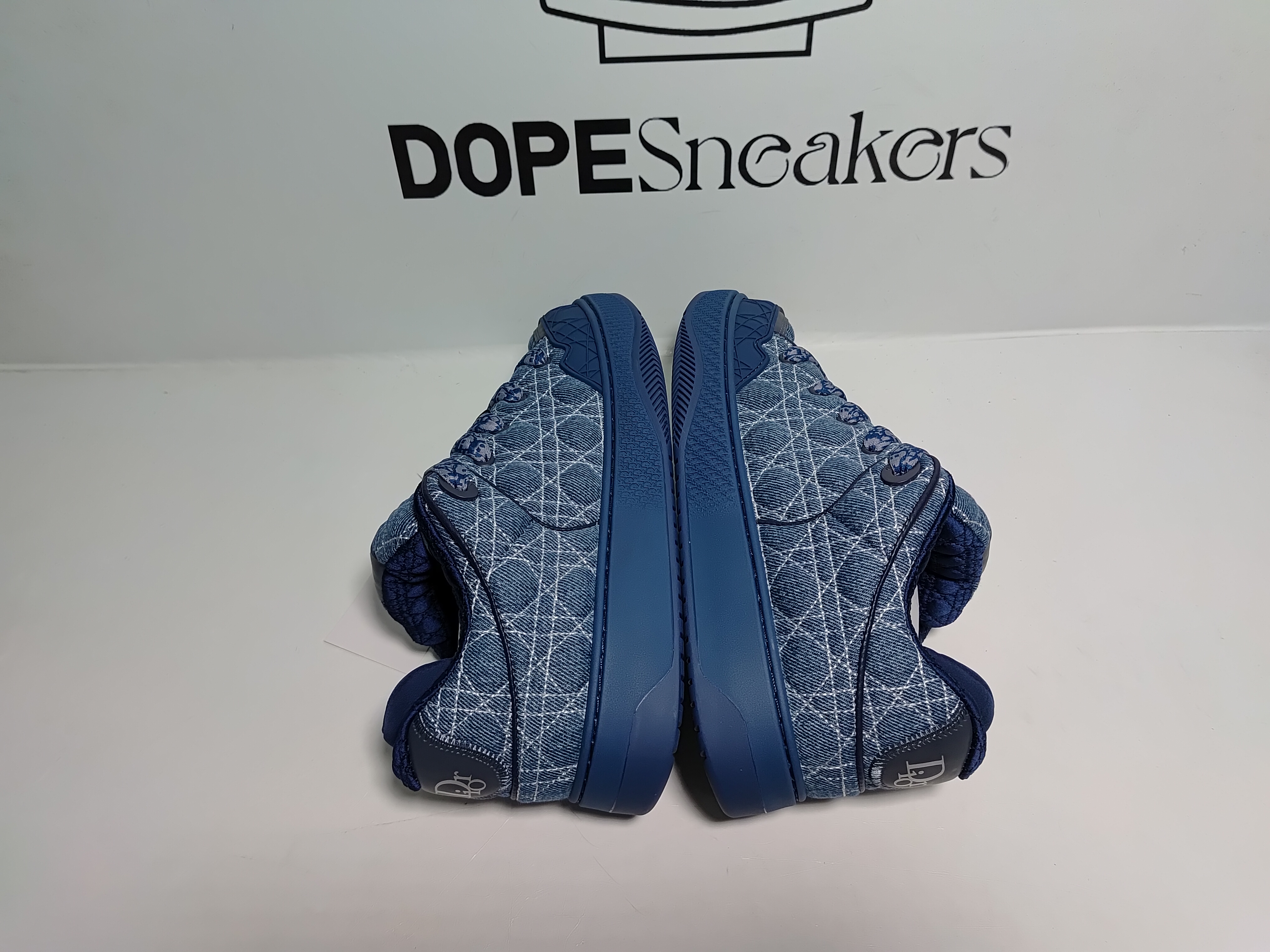 Dior B9S Skater ERL Kumo Cannage Satin 'Blue Blue'