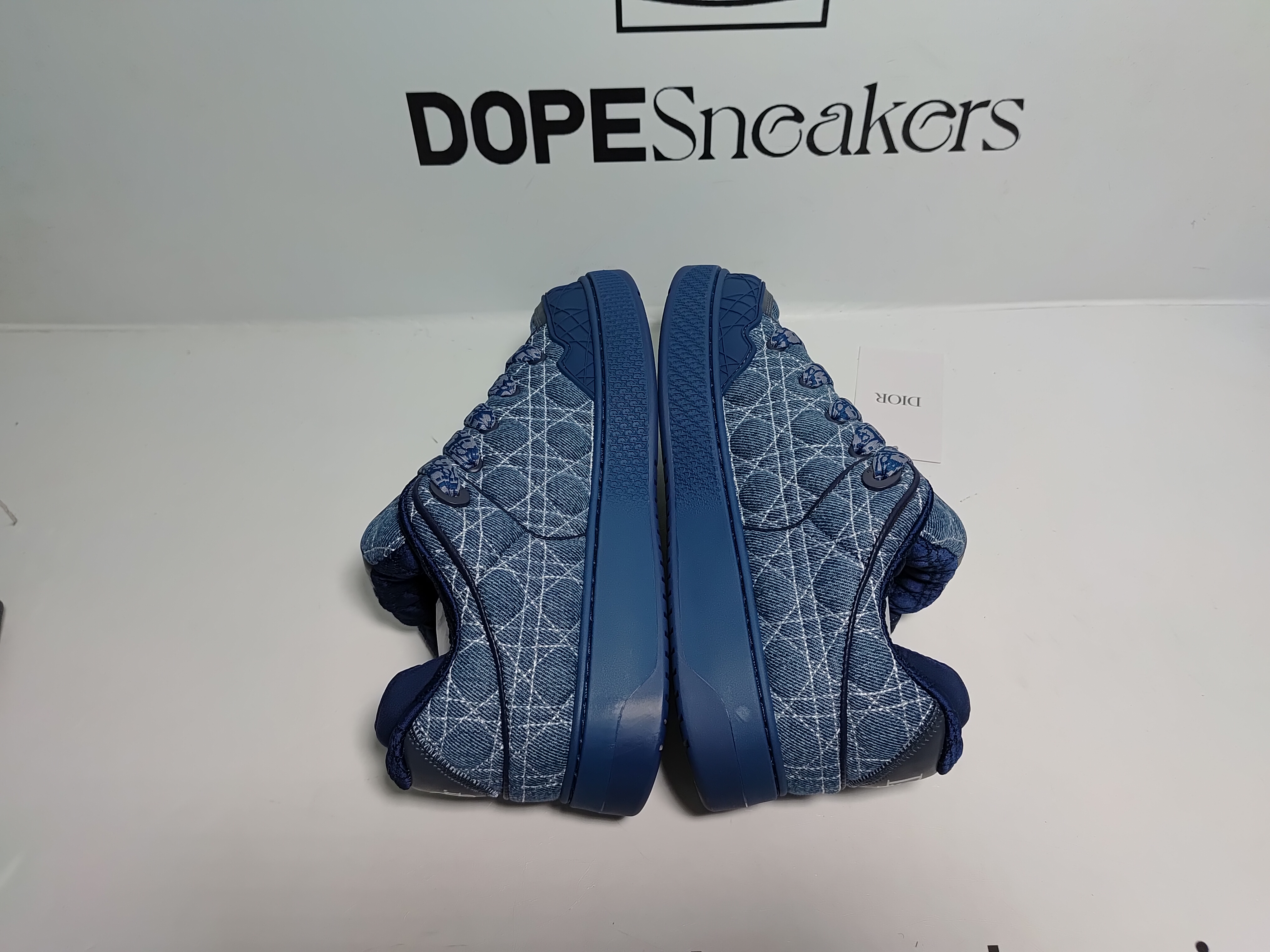 Dior B9S Skater ERL Kumo Cannage Satin 'Blue Blue'