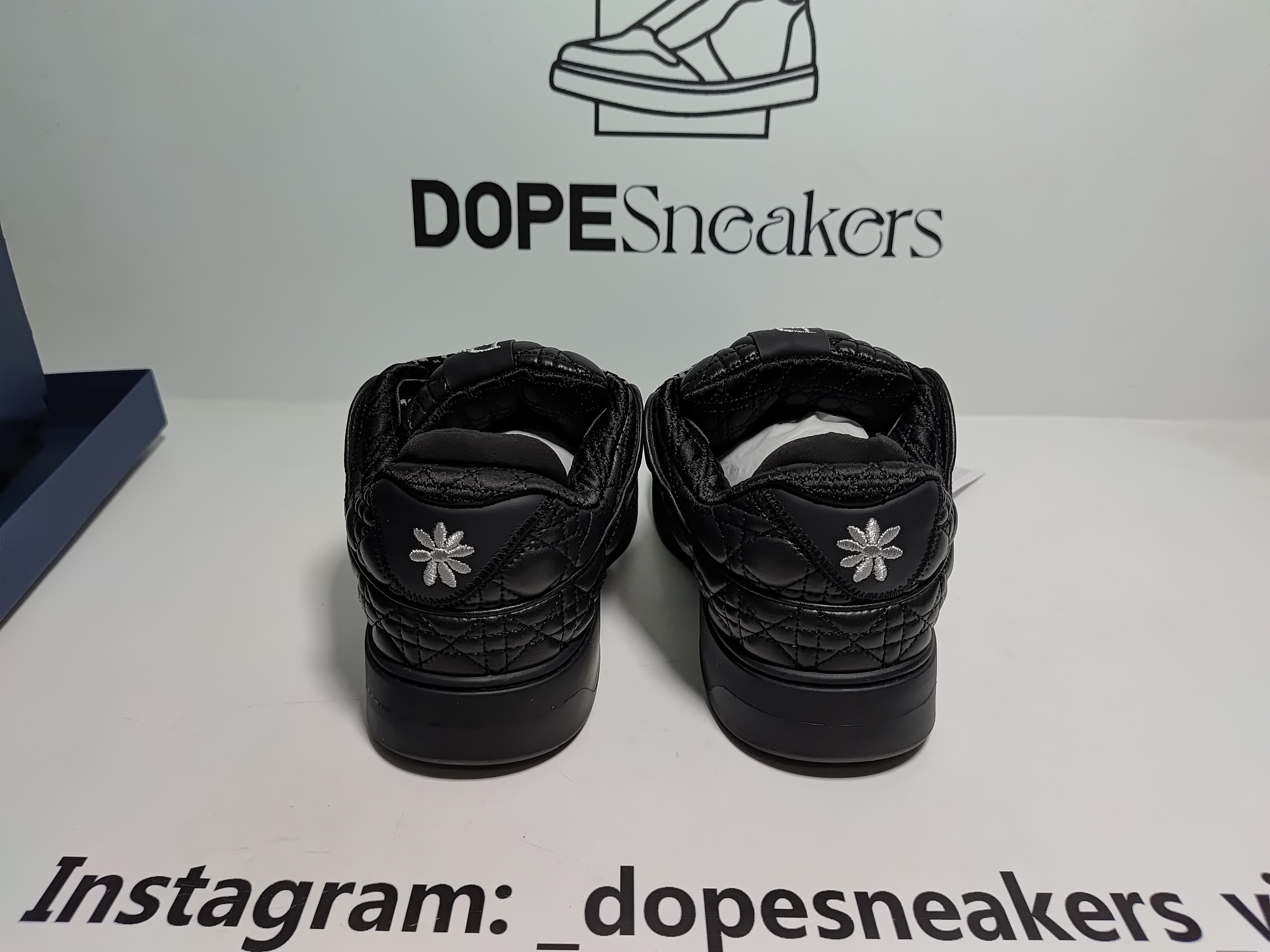 Dior B9S Skater ERL Quilted Cannage Calfskin 'Black'