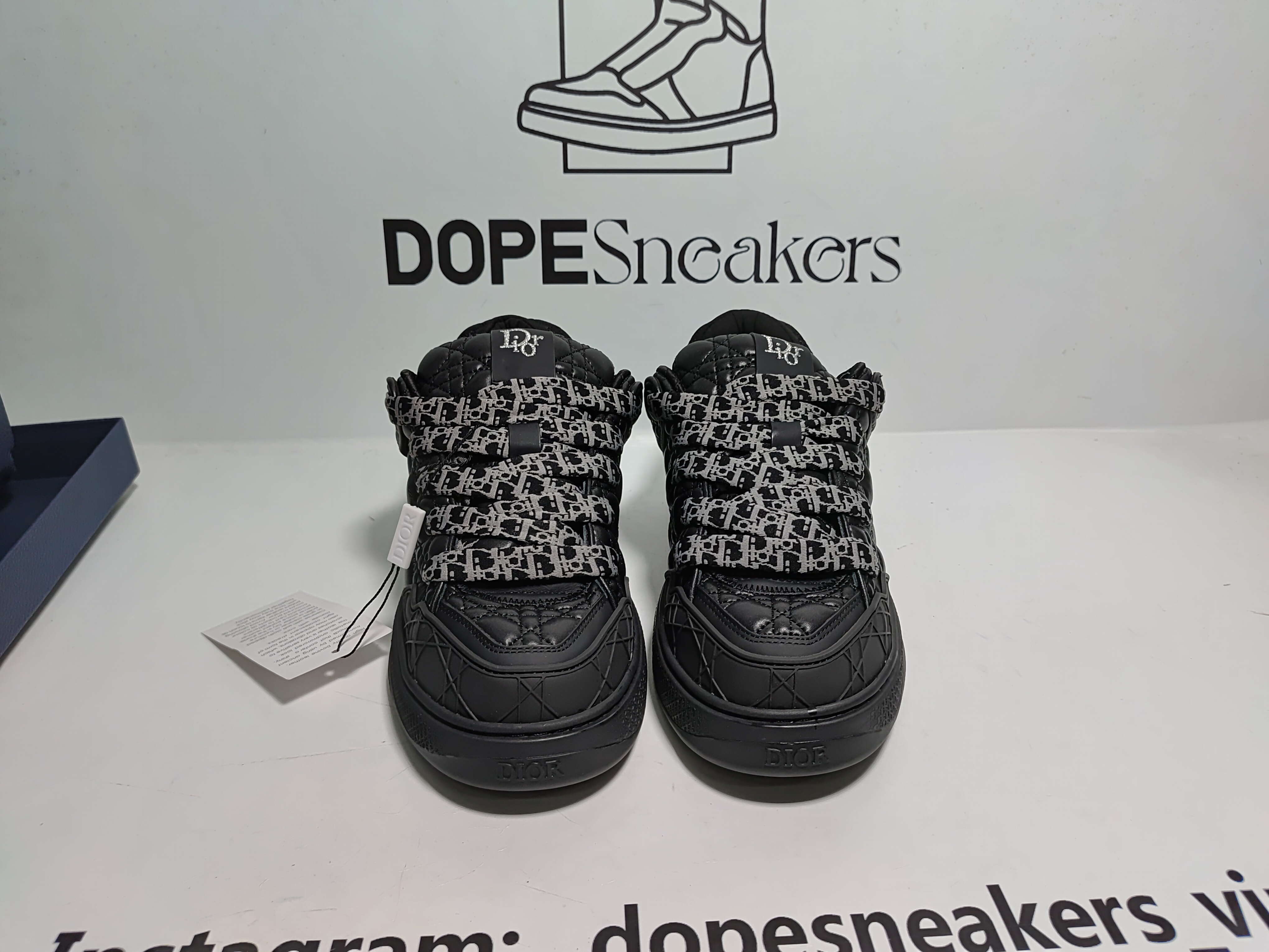 Dior B9S Skater ERL Quilted Cannage Calfskin 'Black'