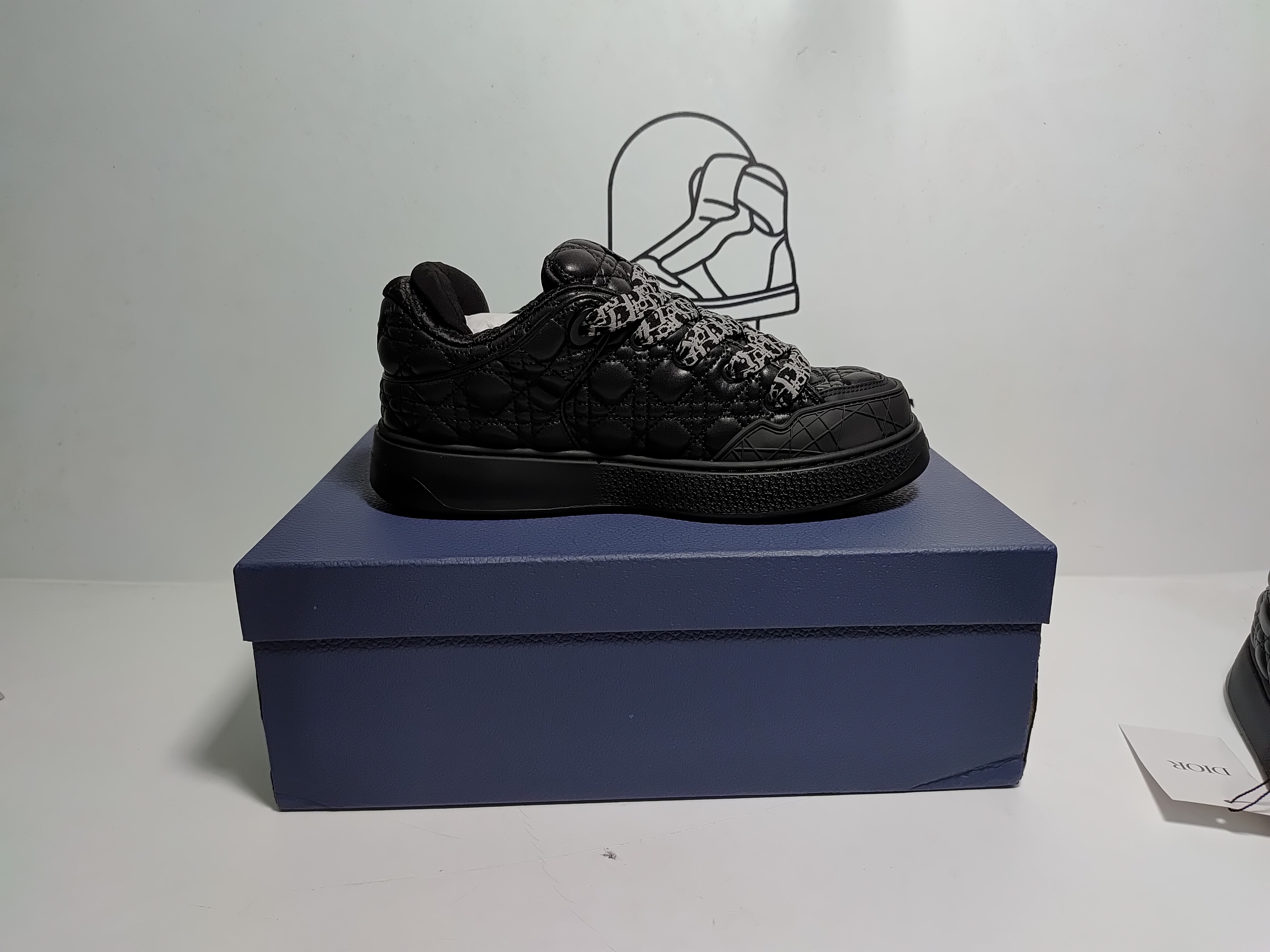 Dior B9S Skater ERL Quilted Cannage Calfskin 'Black'