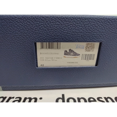 Dior B9S Skater Tweed Navy Blue 02