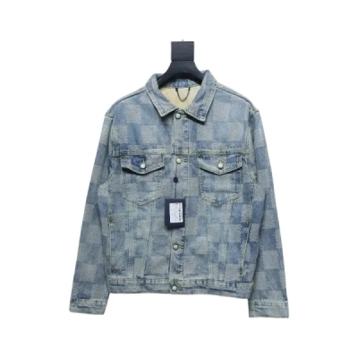  Louis Vuitton Clothes Damier Denim Chic Jacket 01