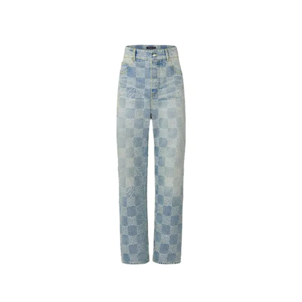  Louis Vuitton Clothes  Damier Denim Skate Pants 1AHCOD