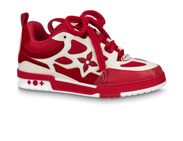 Louis Vuitton LV Skate Sneaker Red White