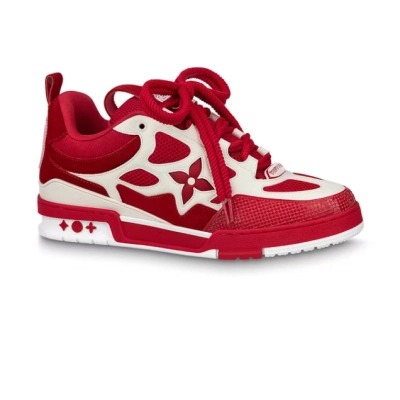 Louis Vuitton LV Skate Sneaker Red White 01