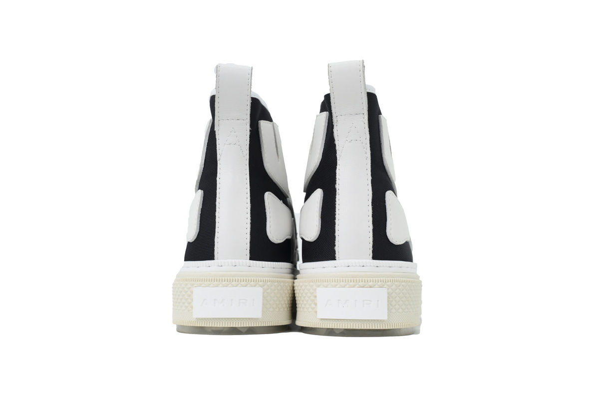 AMIRI Sneakers  High-top Canvas Sneakers Black And White