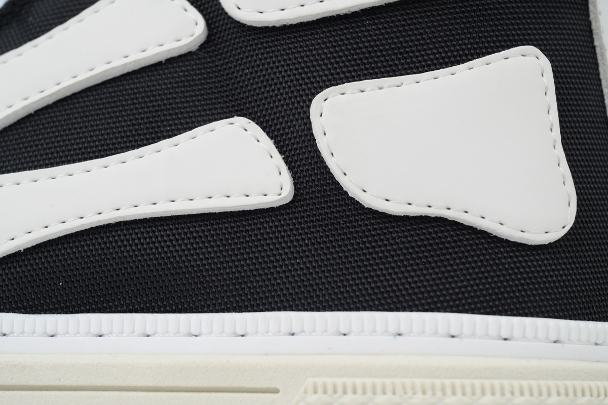 AMIRI Sneakers  High-top Canvas Sneakers Black And White