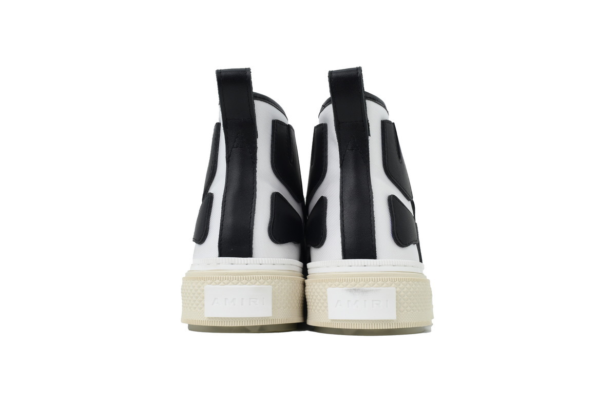 AMIRI Sneakers  High-top Canvas Sneakers White Black