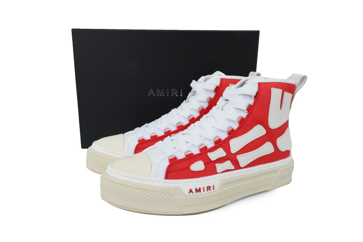 AMIRI Sneakers  High-top Canvas Sneakers Red