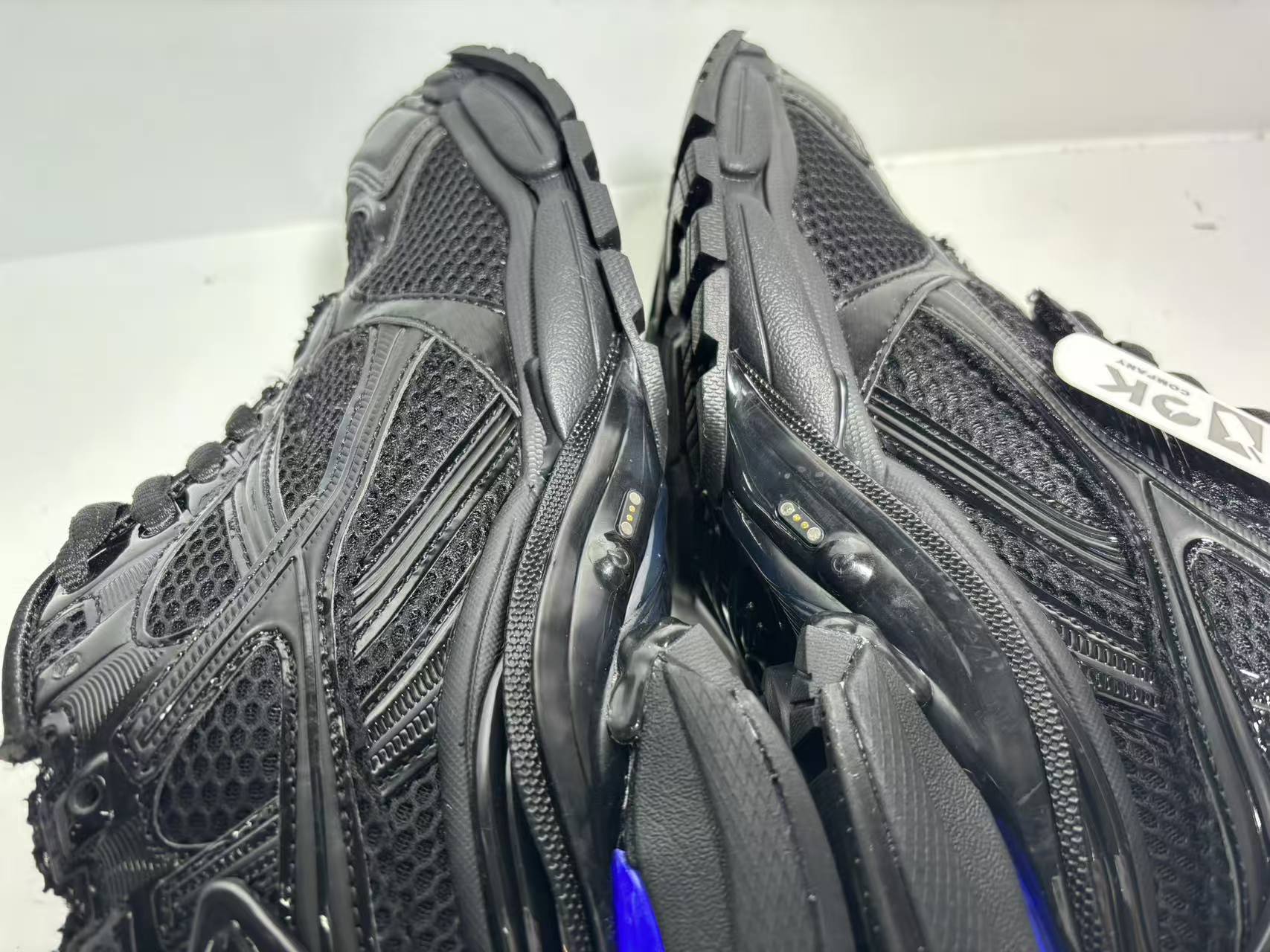 Balenciaga MEN'S RUNNER LED SNEAKER IN BLACK