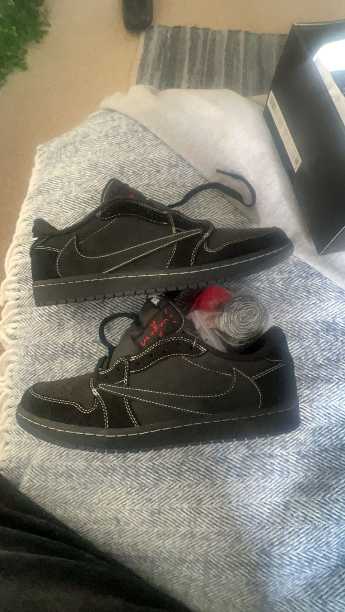 Travis Scott x Air Jordan 1 Low OG SP Black Phantom  DM7866-001（Top version） review Sam Tedesco