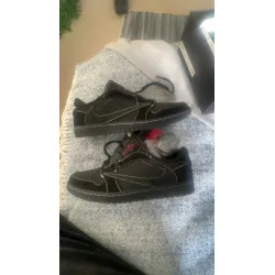 Travis Scott x Air Jordan 1 Low OG SP Black Phantom  DM7866-001（Top version） review Sam Tedesco