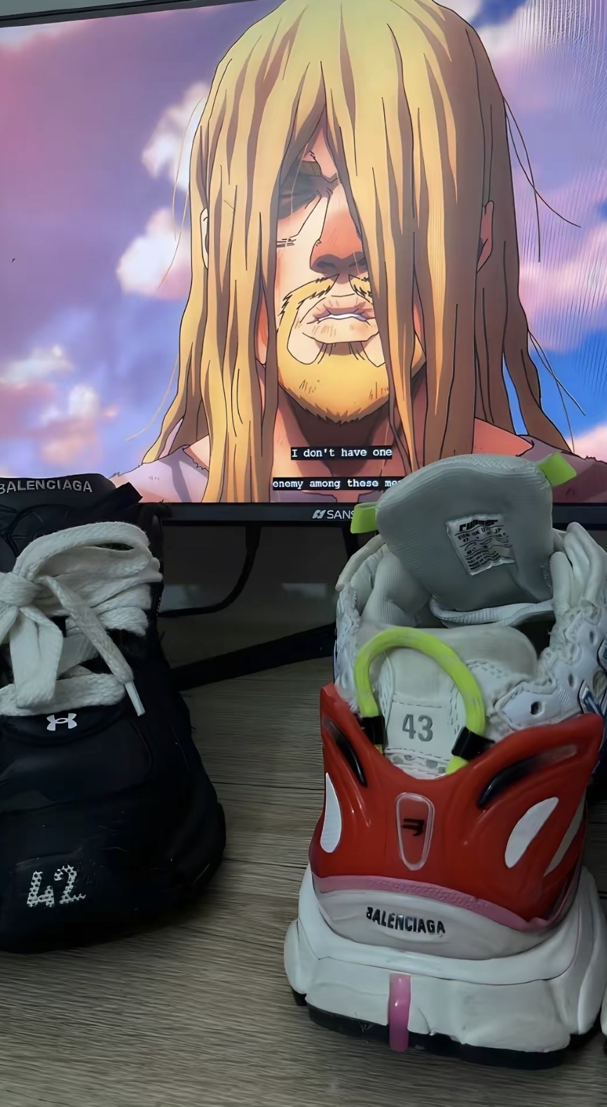 Balenciaga Runner Silver Purple Reps review chat