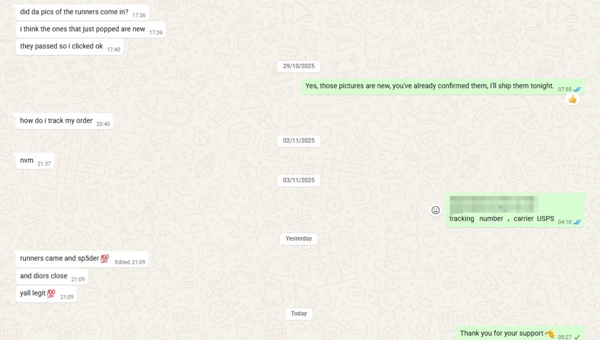 Positive feedback from new customers