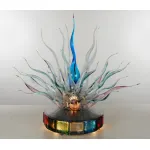 Carousel Blossom Hand Blown Glass Table Lamp