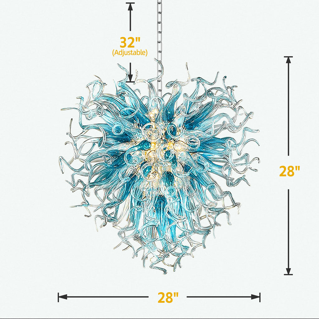 Chihuly Style Chandelier