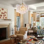 Bubble Glass Ceiling Light Talia Style Small Size