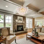 Bubble Glass Ceiling Light Talia Style Small Size