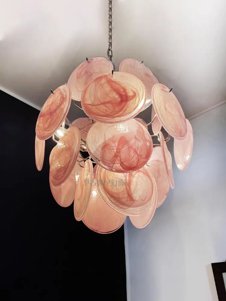 Blown Glass Lamps Murano Style Murano Glass Pink 