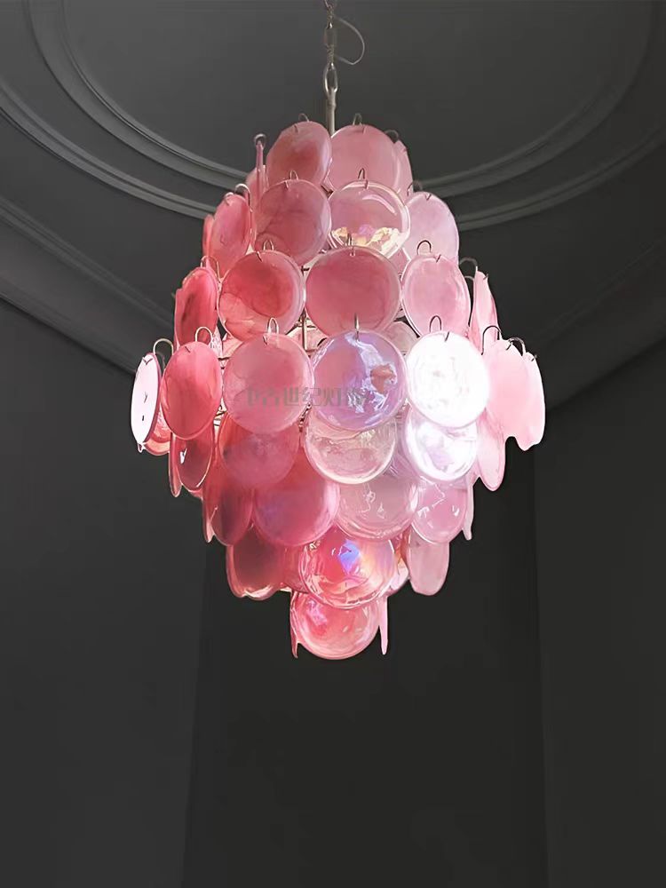 Blown Glass Lamps Murano Style Murano Glass Pink 