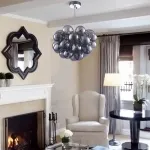 Modern Bubbles Chandelier smoked glass Balls
