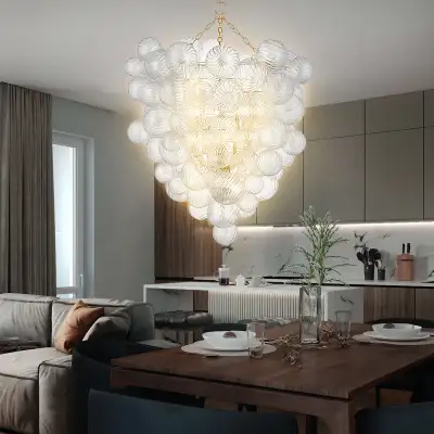 Glass Bubble Light Fixture Big Bubble Chandelier 02